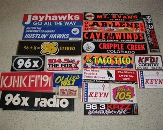 Vintage Bumper Stickers - Unused