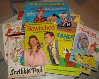 Vintage Coloring Books