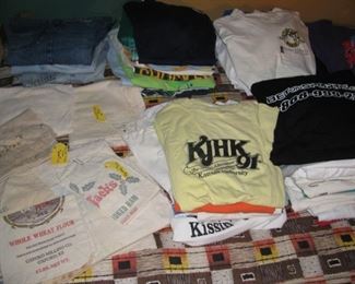 Vintage T Shirts - Old Flour and Sugar Sacks