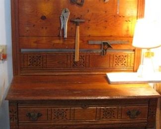 Beautiful Antique Piece used for storing and hanging Tools