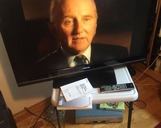 working flat screen TV-Also Panasonic Home theater set up-with multiple speakers