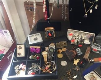 earrings and lighters