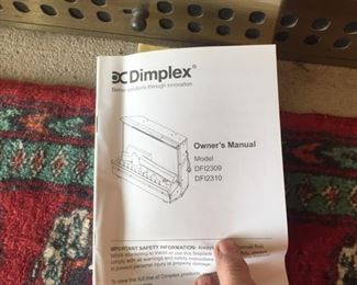 Comes with Dimplex instructions