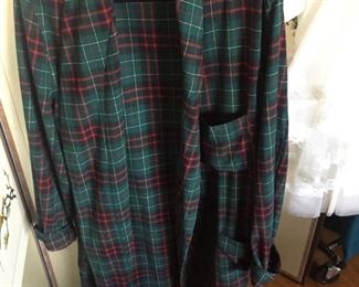a wool Pendleton bathrobe for the western gentleman