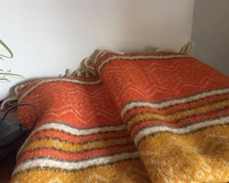 vintage wool blanket with orig. box