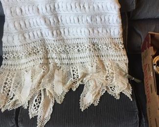 hand made vintage counterpane