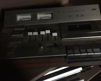 JVC stereo cassette player-works