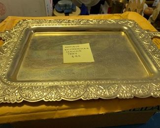 Golden tray