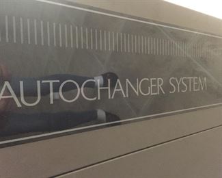 PIONEER COMMERCIAL KARAOKE SET: The LC-V200 LaserKaraoke Autochanger System. SA-V240 Stereo Mixing Amplifier w/DSP, CO-V200 Commander, LC-V200 Autochanger, CB-V2000 System Rack, VO-V180 Bill Box, DM-V230K Unidirectional dynamic microphone. 50 DISC PLAYER.


A SET OF TWO PIONEER 3,000 COMPACT SPEAKERS WITH ADJUSTABLE TRI-POD. Speaker height 13 x Width 20 x Depth 13 inches. Tripod is adjustable up to 5 feet. Padded custom cases and tri-pod included. 