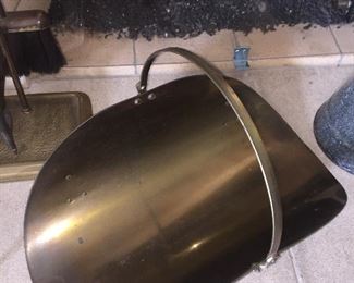 Brass fireplace accessories