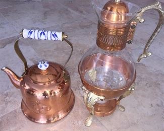 Pretty Tea Kettle and Coffee Pot