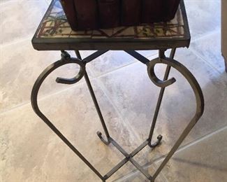 A table with square top