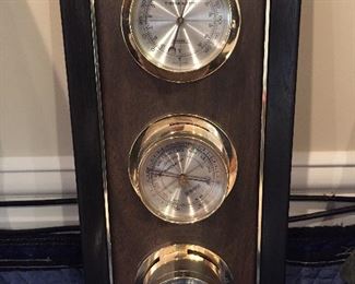 Clock/compass/weather