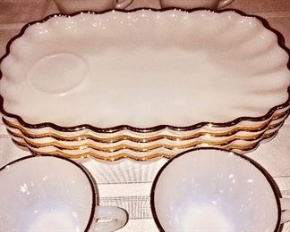 Dinnerware and tea cups