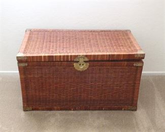 wicker trunk