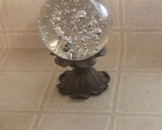 clear glass ball