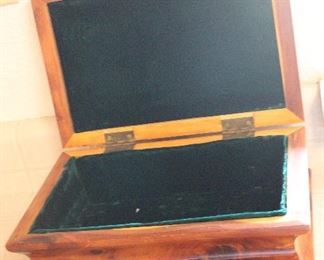 wood box inside