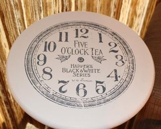 Tabletop clock face