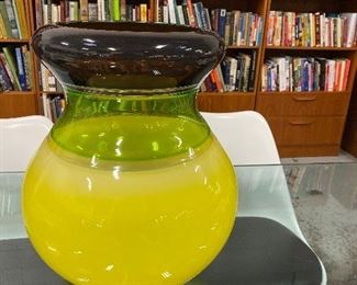 Sonja Blondahl 18” glass vase