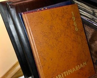 Several "Libitinarian" yearbooks from the Wisconsin Institute of Mortuary Science", dated 1960s.