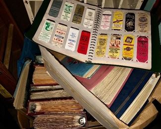 HUGE collection of vintage matchbook covers...every book is full!