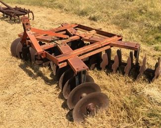 3 PT. 8' tandem disc plow