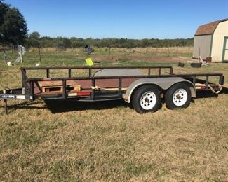 16' flatbed trailer
