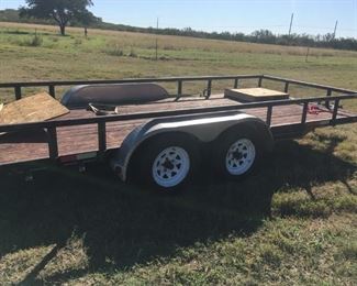 16' flatbed trailer