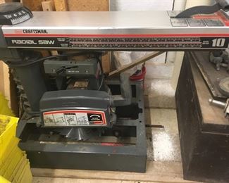 sears craftsman 10' radial arm saw