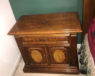 pair of stanley bedside chests