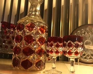 red block glass by US glass company