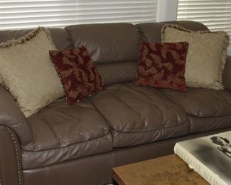 We have two of the beautiful leather couches