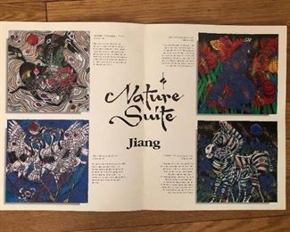 4 Serigraphs from Tie-Feng Jiang Chinese Contemporary Artist (this is serious and and Cher will not allow me to say anything snarky about this art)