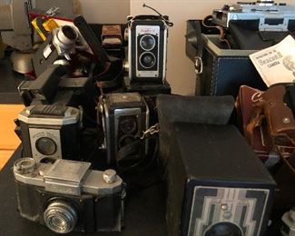 Two-eyed mutant in the middle there. Shunned by the one-eyed. Stop the bullying!