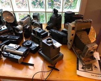 Family reunion of old cameras wondering where is the potato salad!
