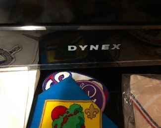 Dynex TV flatscreen by mid-2000s standard