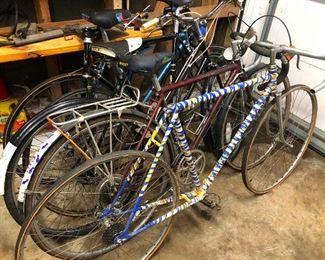 Like, we have SO MANY cool vintage bicycles. You prolly don't know this but I used to do the Tecate/Ensenada bike race every year until I realized I hated cycling but that's me, you do you.