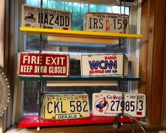 SOLD. TONS of old license plates