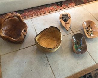 Bowls made from giant mushrooms