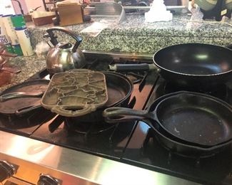 Heavy pans for smacking intruders upside the head