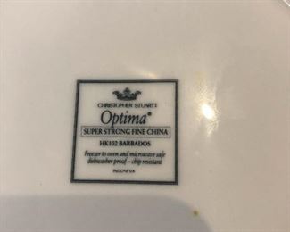 OPTIMA Super Strong Fine China. It can bust a board with its forehead