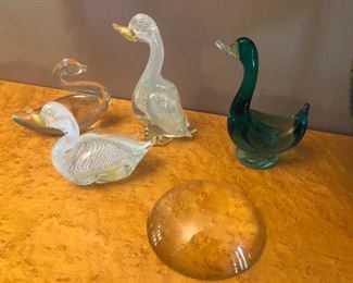 SOLD. Goose community confronting one of its own on their suspicions it laid the transparent freak egg