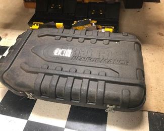 Car top cargo carrier. A body will not fit in this, I know