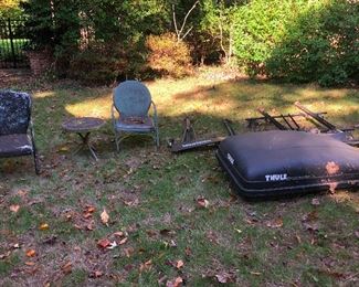 Aftermath of killer party. Car top cargo is facedown. Viral video to come