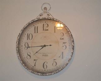 large decorative wall clock