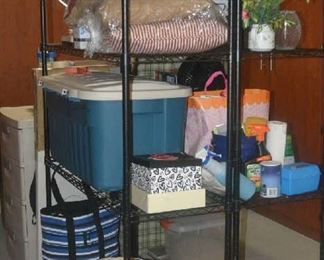 garage and holiday - great shelving too