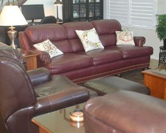 quality leather seating