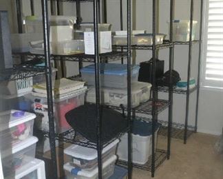 crafting supplies, terrific shelving