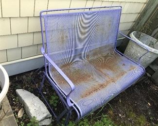 Metal Glider $ 60.00 (some rust)