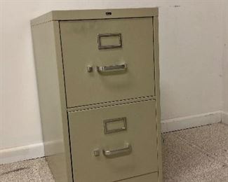 2 drawer file cabinet